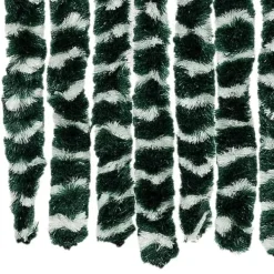 Insektmiddel & Dyreafvisende Middel^Insektgardin i chenille - Fluenet gardin | Farve: Grøn og hvid | Størrelse: 90x220 cm