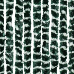 Insektmiddel & Dyreafvisende Middel^Insektgardin i chenille - Fluenet gardin | Farve: Grøn og hvid | Størrelse: 90x220 cm