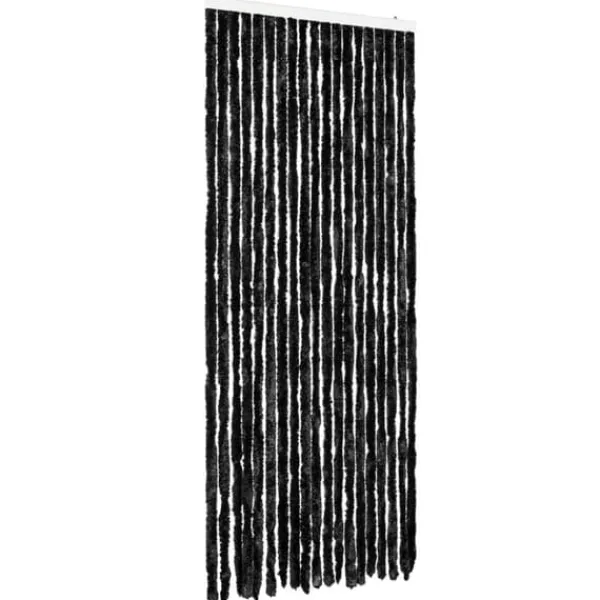 Insektmiddel & Dyreafvisende Middel^Insektgardin i chenille - Flue- og myggefrit | Farve: Antracitgrå | Størrelse: 56x200 cm