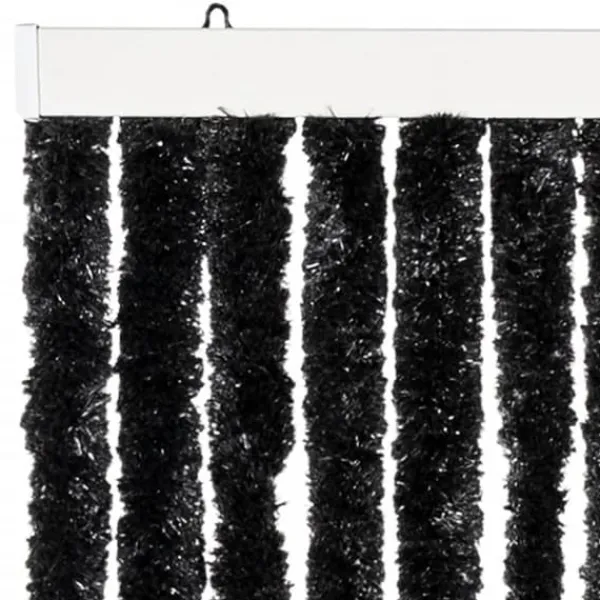 Insektmiddel & Dyreafvisende Middel^Insektgardin i chenille - Flue- og myggefrit | Farve: Antracitgrå | Størrelse: 56x200 cm