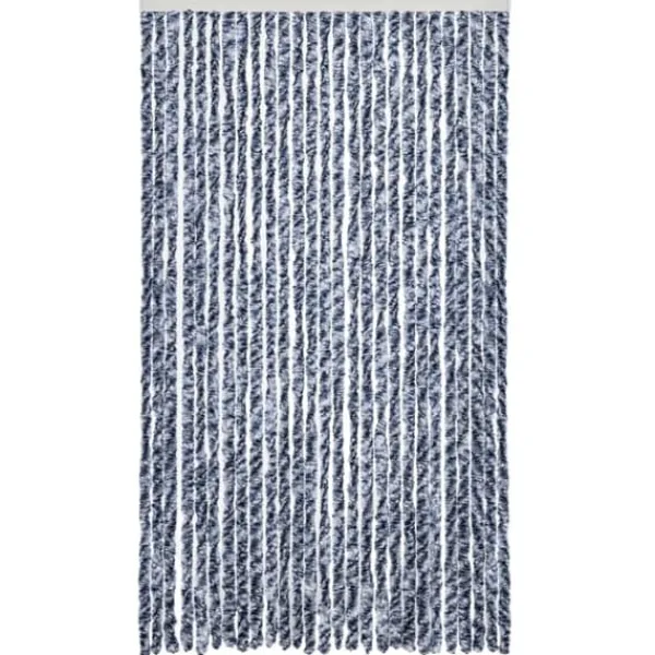 Online Insektgardin i chenille - Beskytter mod insekter | Farve: Blå og hvid | Størrelse: 118x200 cm Insektmiddel & Dyreafvisende Middel