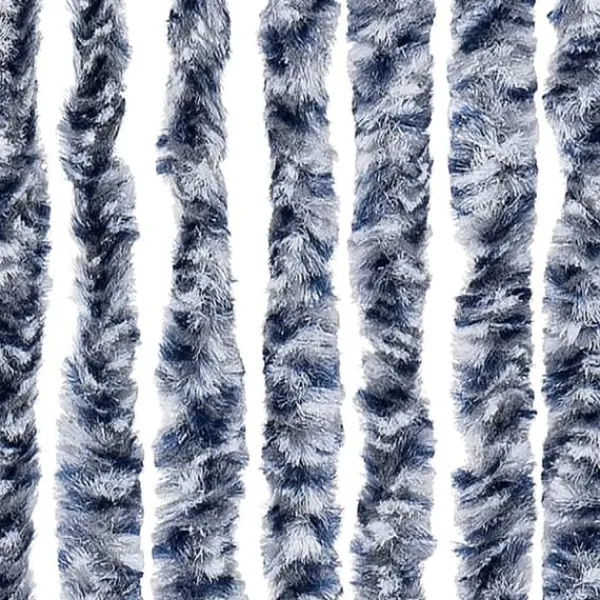 Online Insektgardin i chenille - Beskytter mod insekter | Farve: Blå og hvid | Størrelse: 118x200 cm Insektmiddel & Dyreafvisende Middel