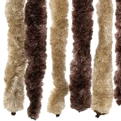 Best Insektgardin i chenille | Vandbestandigt og nemt at rengøre | Størrelse: 56x200 cm | Farve: Beige og lysebrun Insektmiddel & Dyreafvisende Middel