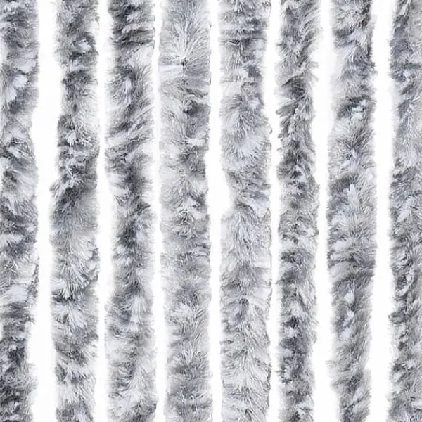 Insektmiddel & Dyreafvisende Middel^Insektgardin med chenilletråde - Myggenet til dør | Størrelse: 56x200 cm | Farve: Sølv