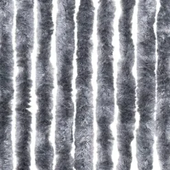 Insektmiddel & Dyreafvisende Middel^Insektgardin med chenilletråde - Beskytter mod insekter | Farve: Sølv | Størrelse: 100 x 220 cm