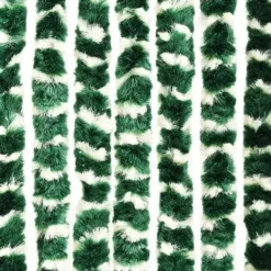 Outlet Insektgardin 100x220 cm chenille grøn og hvid - Insektgardin - Insektgardiner - Home & Living Insektmiddel & Dyreafvisende Middel