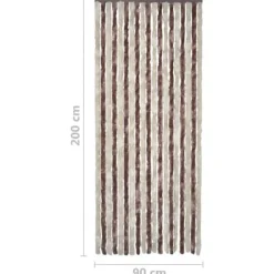 Best Insektgardin 90x200 cm chenille beige og lysebrun - Insektgardin - Insektgardiner - Home & Living Insektmiddel & Dyreafvisende Middel
