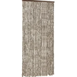 Clearance Insektgardin 100x220 cm chenille gråbrun og hvid - Insektgardin - Insektgardiner - Home & Living Insektmiddel & Dyreafvisende Middel