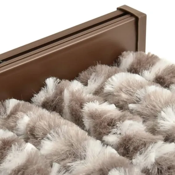 Clearance Insektgardin 100x220 cm chenille gråbrun og hvid - Insektgardin - Insektgardiner - Home & Living Insektmiddel & Dyreafvisende Middel