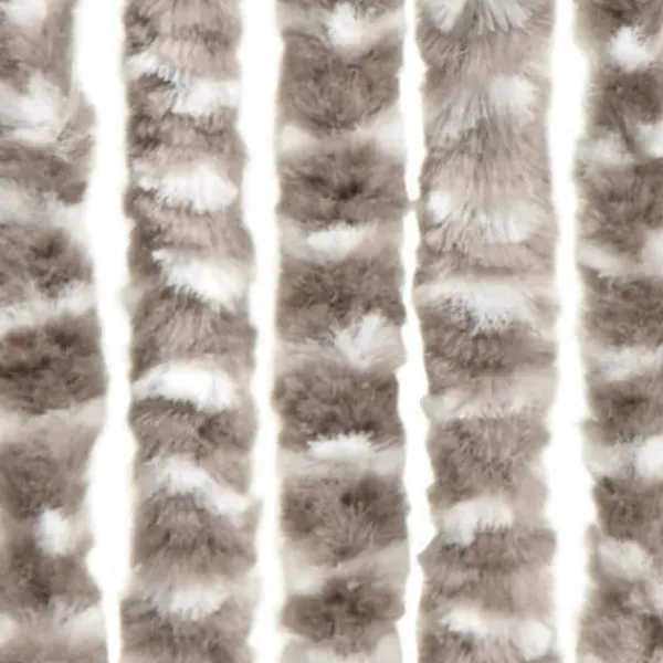 Clearance Insektgardin 100x220 cm chenille gråbrun og hvid - Insektgardin - Insektgardiner - Home & Living Insektmiddel & Dyreafvisende Middel