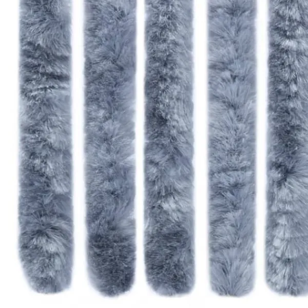 Clearance Insektgardin 90x200 cm chenille sølvfarvet - Insektgardin - Insektgardiner - Home & Living Insektmiddel & Dyreafvisende Middel