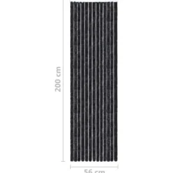 Insektmiddel & Dyreafvisende Middel^Insektgardin 56x200 cm chenille antracitgrå - Insektgardin - Insektgardiner - Home & Living