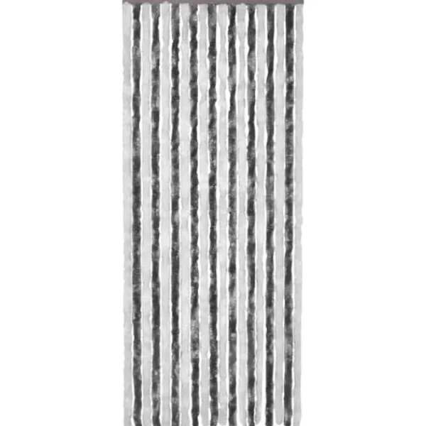 Insektgardin 90x200 cm chenille grå og hvid - Insektgardin - Insektgardiner - Home & Living Insektmiddel & Dyreafvisende Middel