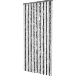 Insektgardin 90x200 cm chenille grå og hvid - Insektgardin - Insektgardiner - Home & Living Insektmiddel & Dyreafvisende Middel