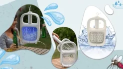 Best INSEKTICDIDLAMPE til MYG, FLUER OG MØL UV op til 60m2 Insektmiddel & Dyreafvisende Middel
