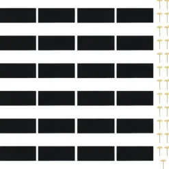 Insektmiddel & Dyreafvisende Middel^Insektnet til dør med magneter - 2 stk. | Farve: Sort | Størrelse: 200x80 cm