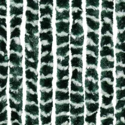 Insektmiddel & Dyreafvisende Middel^Insektsdraperi i chenille - Skydd mot insekter | Färg: Grön/Vit | Storlek: 100x220 cm