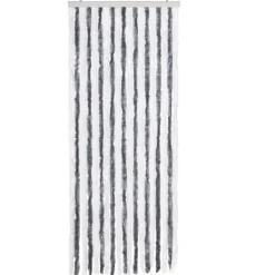 Discount Insektsdraperi i grå och vit chenille - Håller borta insekter | Storlek: 56x200 cm Insektmiddel & Dyreafvisende Middel