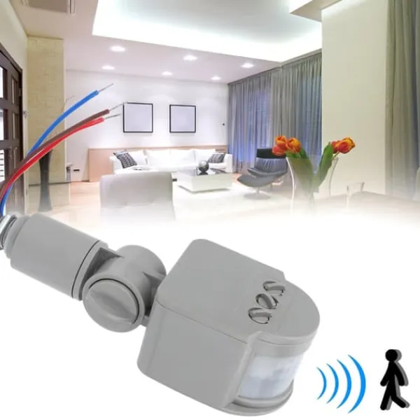 Best Intelligent infrarød menneskekropsbevægelsessensor LED-lyssensor 85-265V Bevægelsesdetektorer