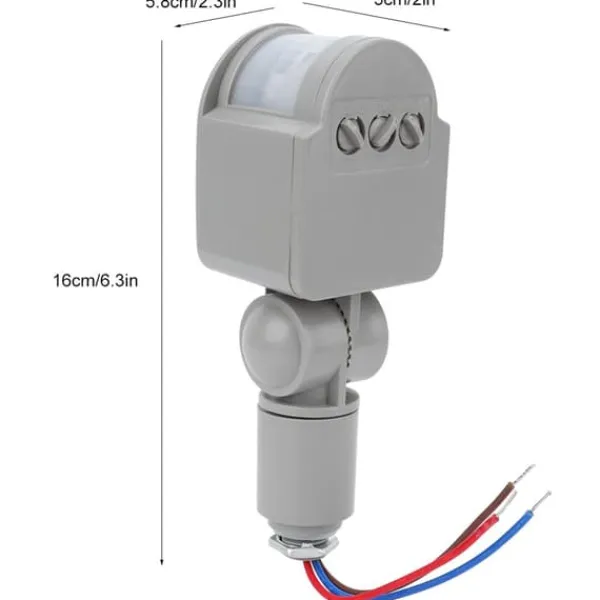 Best Intelligent infrarød menneskekropsbevægelsessensor LED-lyssensor 85-265V Bevægelsesdetektorer