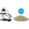 Hot Intex - Sandfilterpumpe 5700 L/u & Filterzand 75 kg Pool- & Spatilbehør