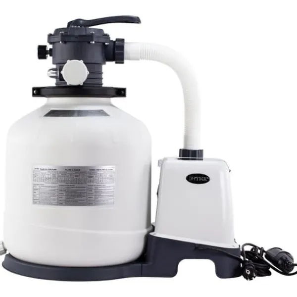 Clearance Intex - Sandfilterpumpe 3500 L/u & Filterzand 100 kg Pool- & Spatilbehør