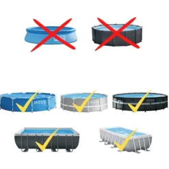 Sale Intex - Vandfalds- og filterpumpe 5678 L/h &WAYS Skrubebørste Pool- & Spatilbehør