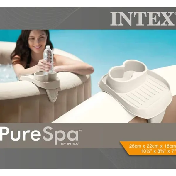 Pool- & Spatilbehør^INTEX aftagelig kopholder til spabad
