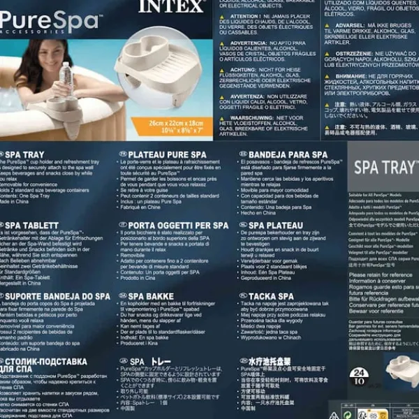 Pool- & Spatilbehør^INTEX aftagelig kopholder til spabad