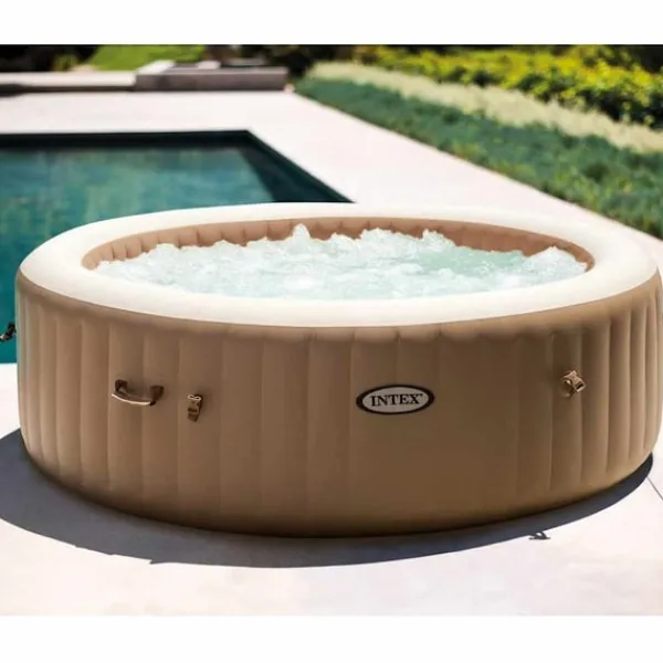 Hot INTEX boblebad med massagefunktion PureSpa 216x71 cm 6 pers. rund Spa & Udendørsbad