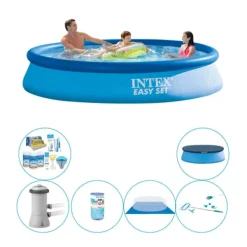 Pooler^Intex Easy Set Rund 366x76 cm - Pool med tilbehør