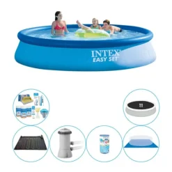 Pooler^Intex Easy Set Rund 396x84 cm - Smart Pool Deal