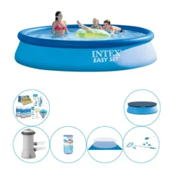 Online Intex Easy Set Rund 396x84 cm - Pool med tilbehør Pooler
