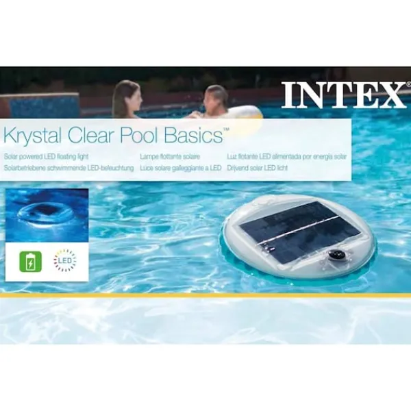 INTEX flydende LED-poollampe soldrevet Pool- & Spatilbehør