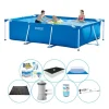 Clearance Intex Frame Pool Rektangulær 300x200x75 cm - Pool Super Sæt Pooler
