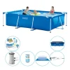 Online Intex Frame Pool Rektangulær 300x200x75 cm - Pool med tilbehør Pooler