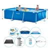 Pooler^Intex Frame Pool Rektangulær 300x200x75 cm - Pool Deal
