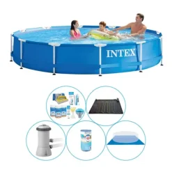 Sale Intex Metalramme Rund 366x76 cm - 6 stk - Pool plus tilbehør Pool- & Spatilbehør