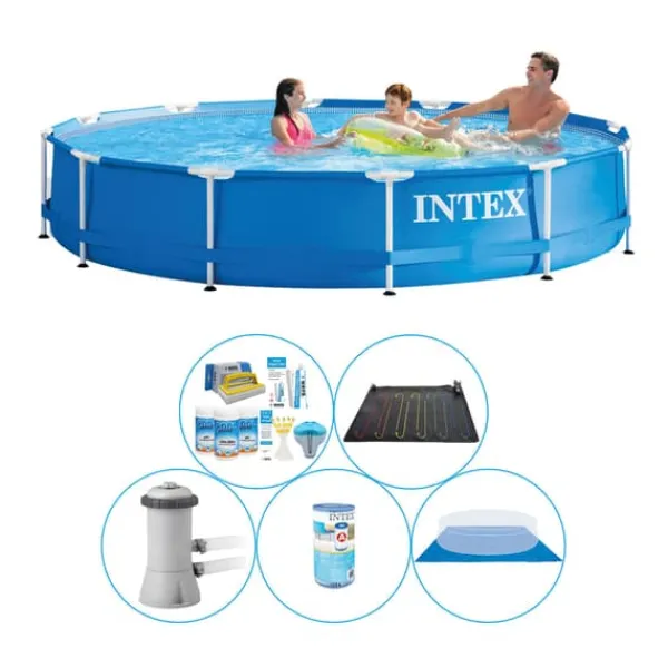 Sale Intex Metalramme Rund 366x76 cm - 6 stk - Pool plus tilbehør Pool- & Spatilbehør