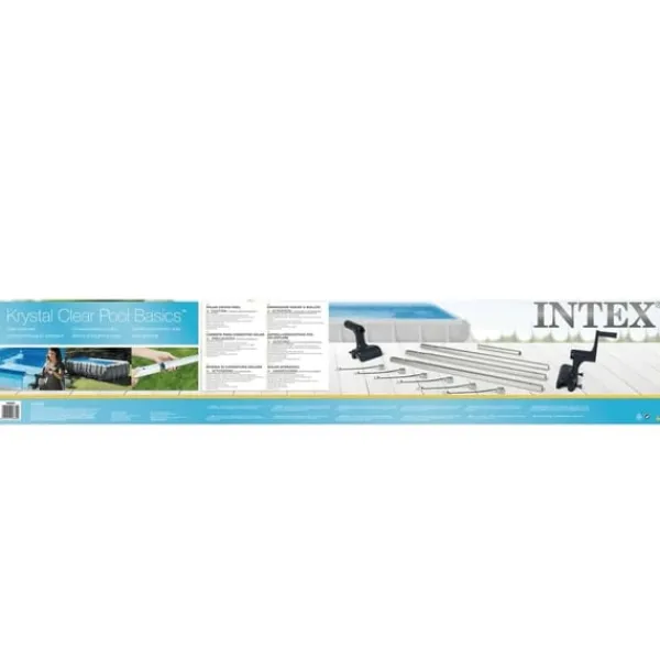 Pool- & Spatilbehør^INTEX opruller til solopvarmet poolovertræk 28051