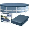 Pool- & Spatilbehør^Intex Pooloverdækning med ramme 305 cm #28030