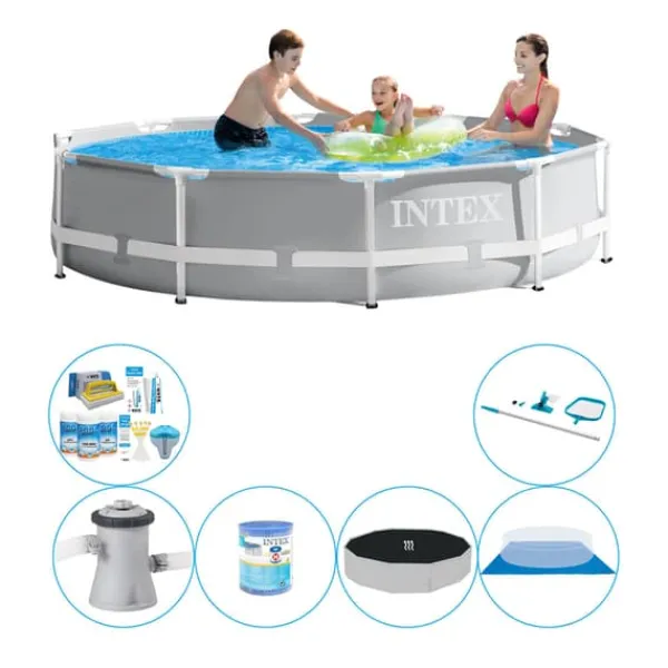 Pooler^Intex Prisme Stel Rund 305x76 cm - Pool kombi tilbud