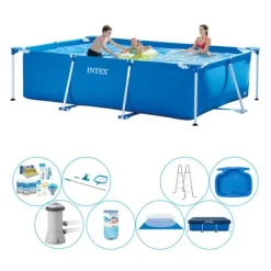 Sale Intex ramme pool rektangulær 300x200x75 cm - pool bundt Pooler