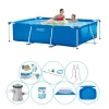 Pooler^Intex ramme pool rektangulært 220x150x60 cm - 8 stk - Pool bundt
