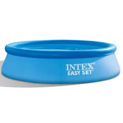 Clearance Intex rund oppustelig let sæt swimmingpool - 305 x 76 cm - Blå - Inkluderet tilbehør CB68 Pooler