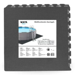Clearance Intex rund oppustelig let sæt swimmingpool - 305 x 76 cm - Blå - Inkluderet tilbehør CB68 Pooler