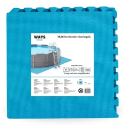 Pooler^Intex rund oppustelig let sæt swimmingpool - 305 x 76 cm - Blå - Inkluderet tilbehør CB2
