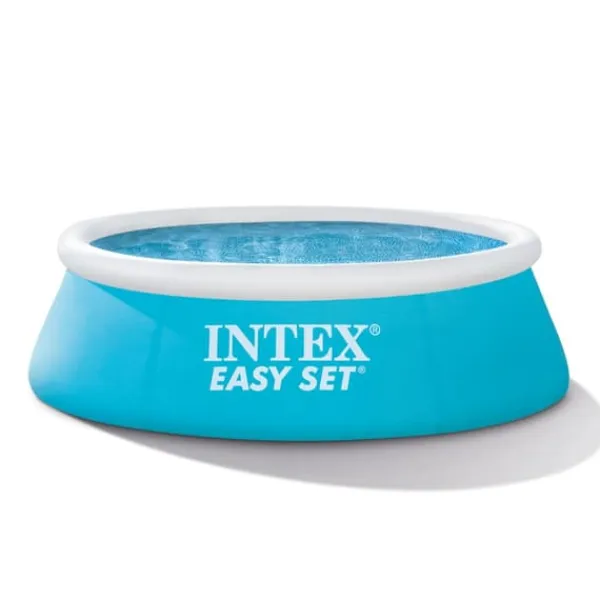 Pooler^Intex rund oppustelig let sæt swimmingpool - 183 x 51 cm - blå - inkluderet tilbehør CB80