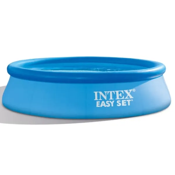Discount Intex rund oppustelig let sæt swimmingpool - 305 x 76 cm - Blå - Inkluderet tilbehør CB69 Pooler