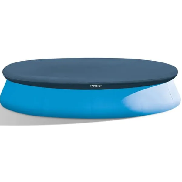 Discount Intex rund oppustelig let sæt swimmingpool - 396 x 84 cm - Blå - Inkluderet tilbehør CB61 Pooler